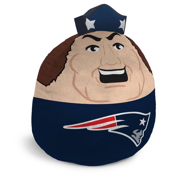 NFL New England Patriots Blue Plushie Mascot Pillow