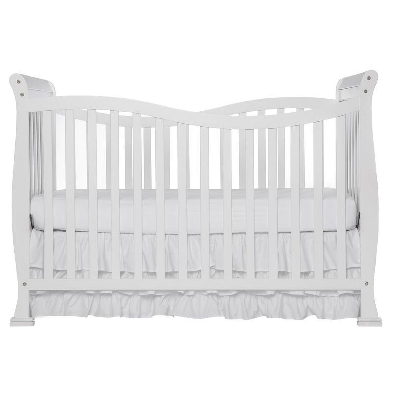 White Greenguard Certified 7-in-1 Convertible Crib