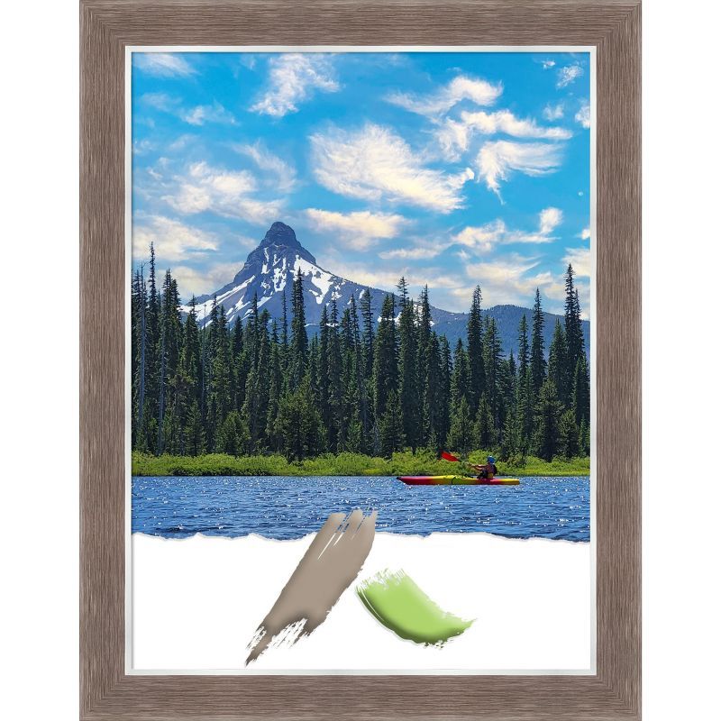 Classic Silver Polystyrene Wall Picture Frame 27.375" x 21"