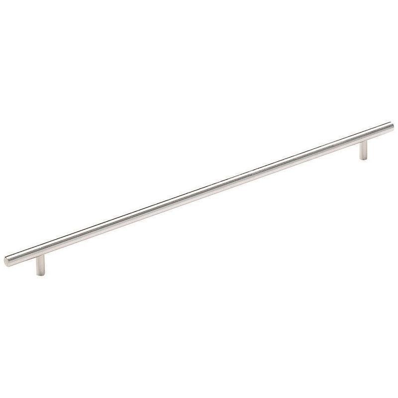 Sterling Nickel 16-3/8 Inch Modern Industrial Bar Pull