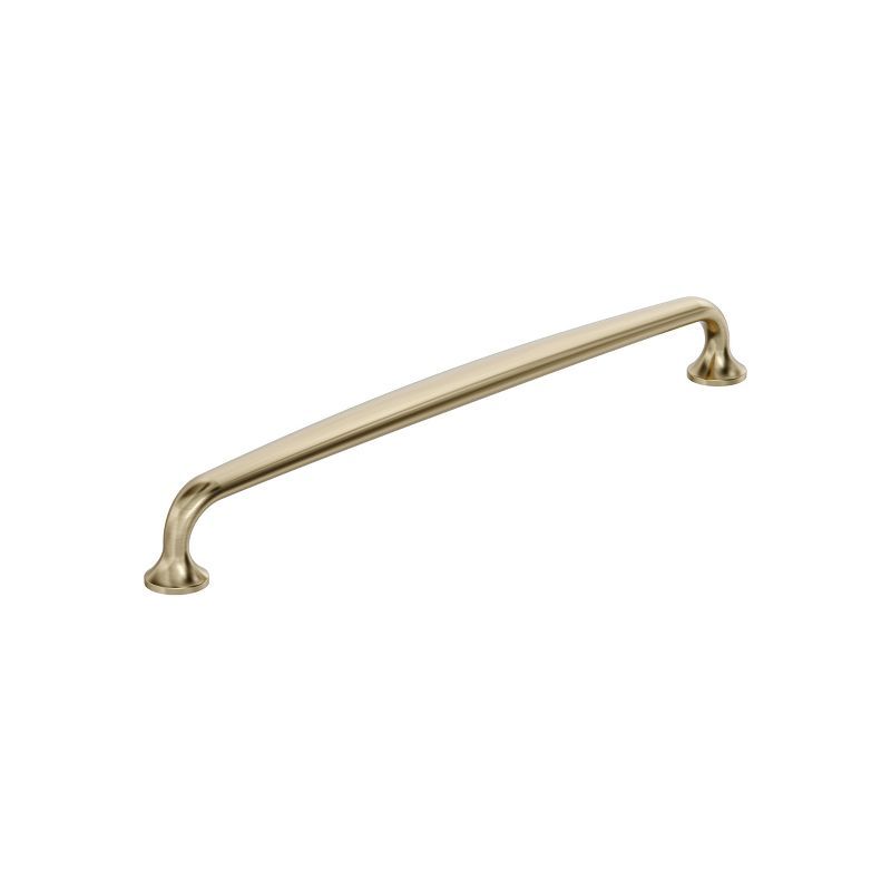 Golden Champagne Polished Bar Cabinet Pull with Mounting Hardware