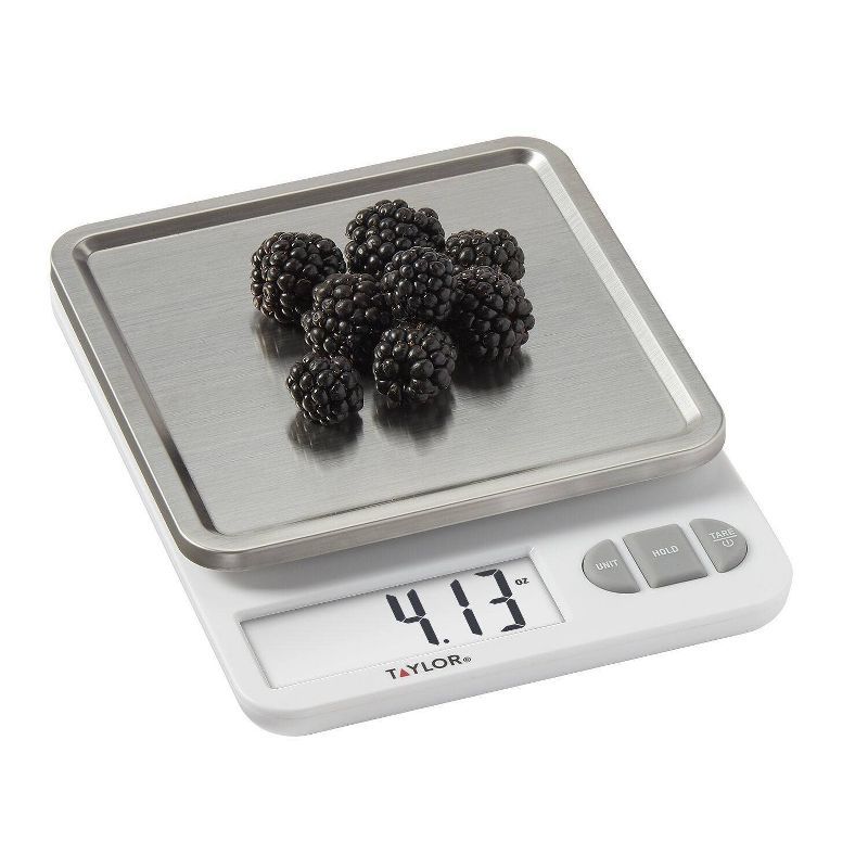 Taylor Digital Kitchen Scale with Removable Stainless Steel Tray