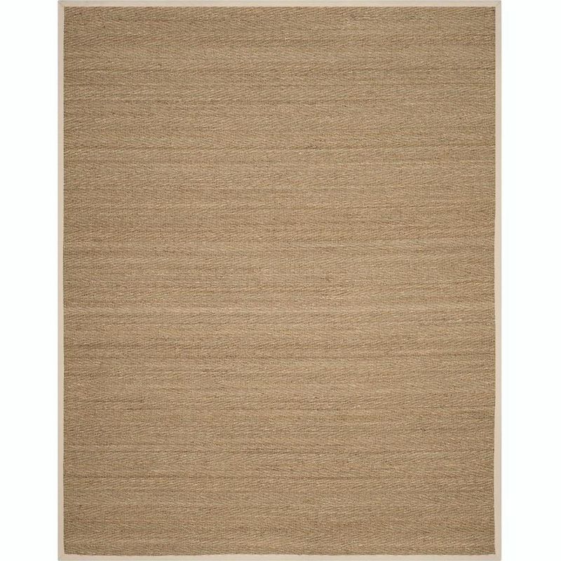 Natural Ivory Hand-Knotted Seagrass Area Rug 8' x 10'