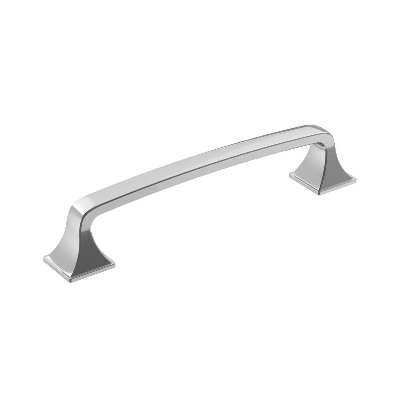 Polished Chrome Traditional Cabinet Drawer Pull with Mounting Hardware