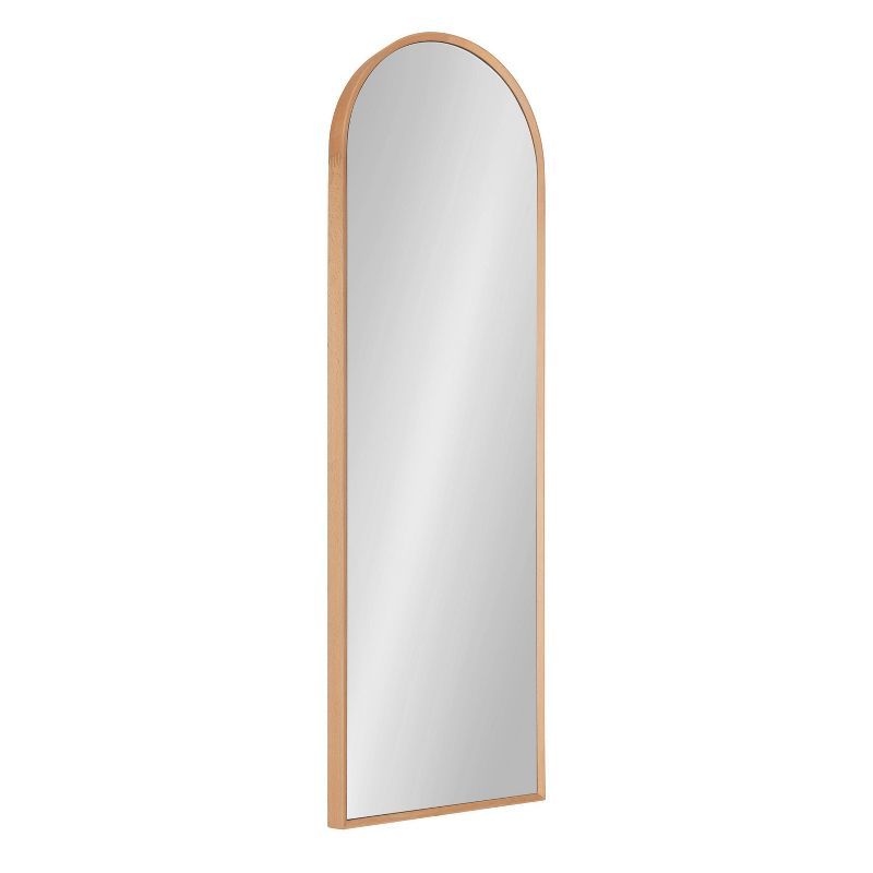 Nordlund Solid Beechwood Full-Length Arch Wall Mirror in Rustic Brown