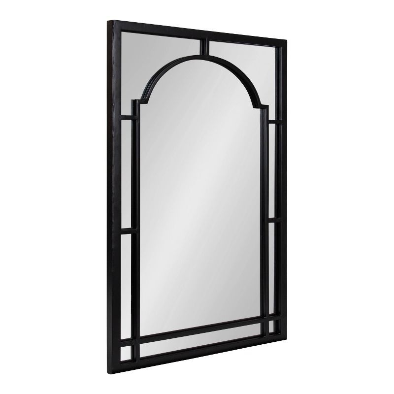 Lyla 36" Black Metal Framed Rectangular Vanity Mirror