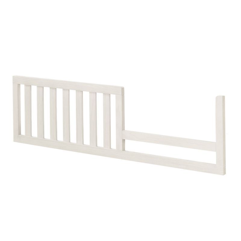 Weathered White Wooden Toddler Bed Rail