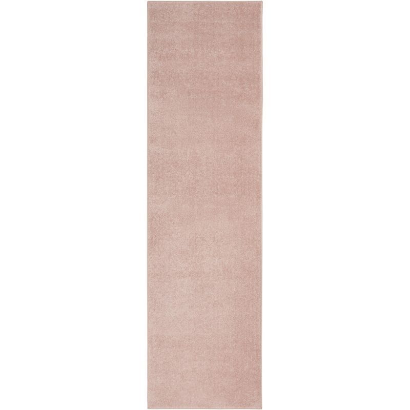 Orchid Pink Easy-Care Synthetic 2' x 6' Indoor/Outdoor Rug