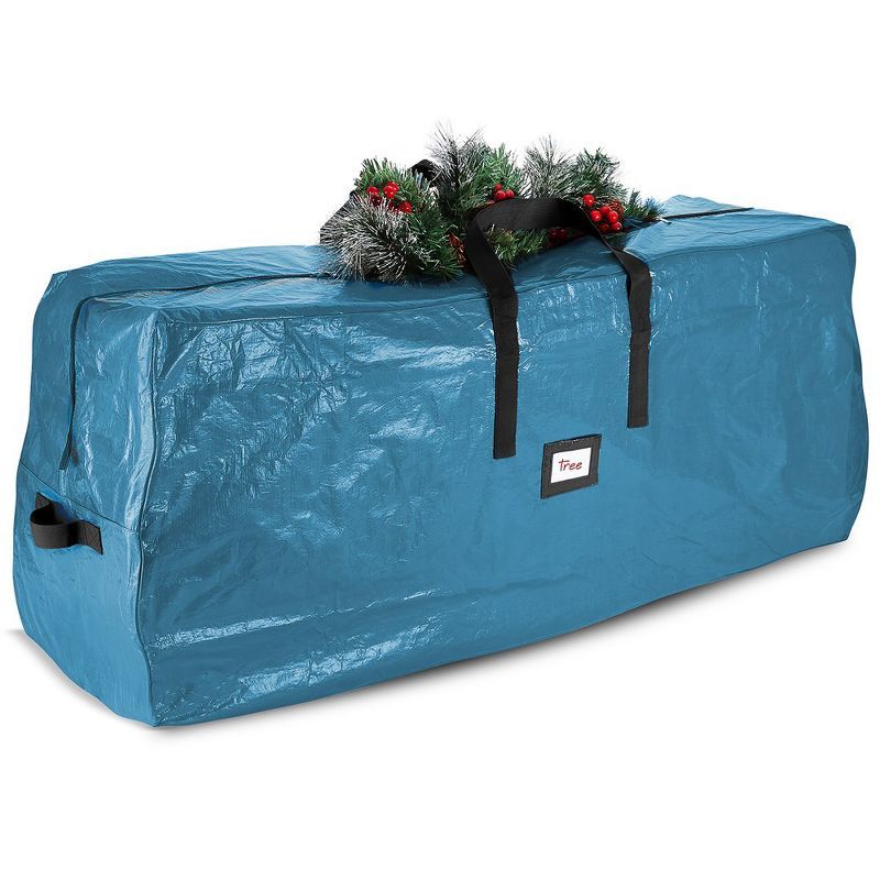 Blue Heavy-Duty Waterproof Christmas Tree Storage Bag