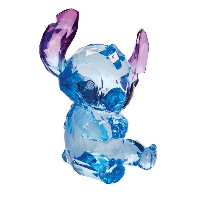 Stitch Blue and Purple Faceted Acrylic Figurine, 4"