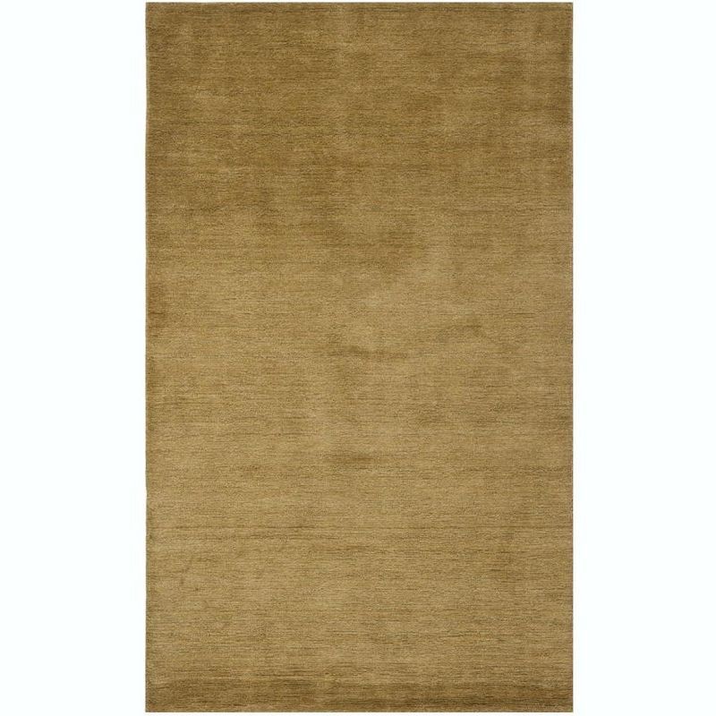 Himalaya Green Hand-Knotted Wool Area Rug