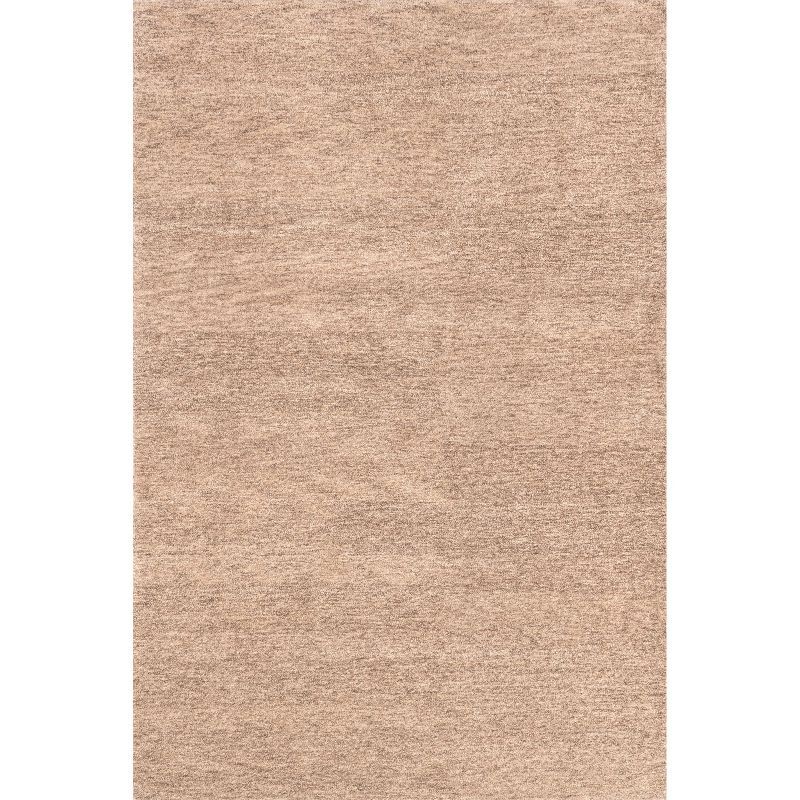 Tan Handmade Wool Non-slip Runner Rug 2' 6" x 8'