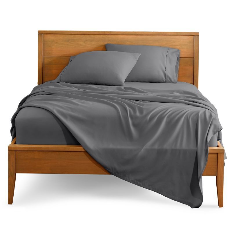 Gray Queen Deep Pocket Ultra-Soft Microfiber Sheet Set