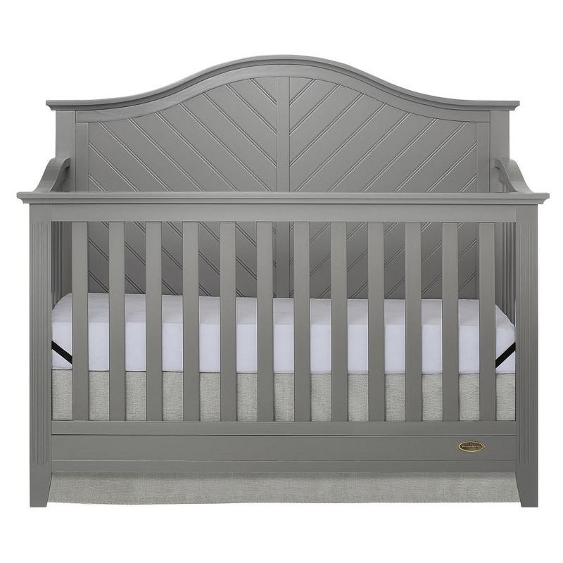 Ella Storm Grey 5-in-1 Convertible Full Size Crib