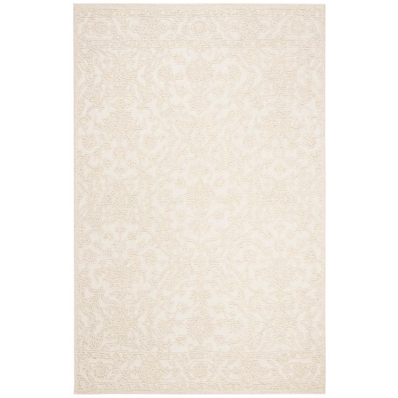 Ivory Hand-Tufted Wool 8' x 10' Area Rug