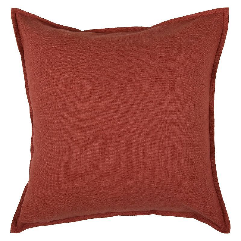 Paprika Embroidered 16" Square Kids Throw Pillow