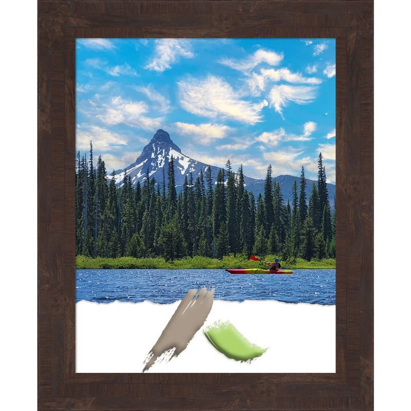 Fresco Dark Walnut 11x14 Wood Wall Picture Frame