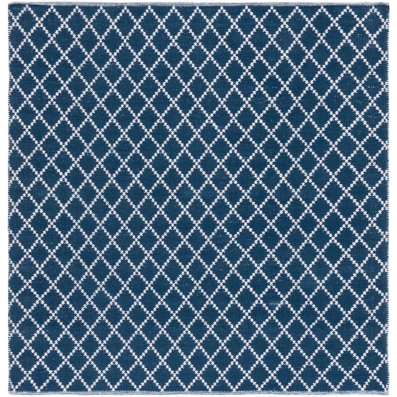 Ivory Cotton Handwoven Square Montauk Area Rug - 6'