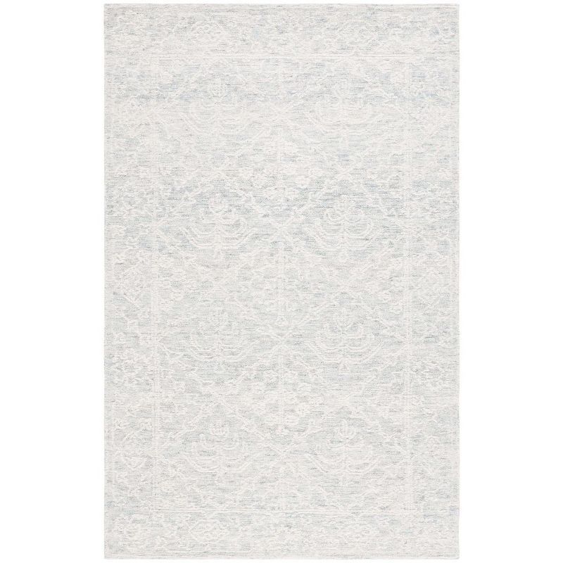 Ivory Hand Tufted Wool 4' x 6' Area Rug