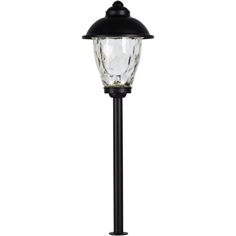 Concord Black LED Pathway Light with Clear Glass