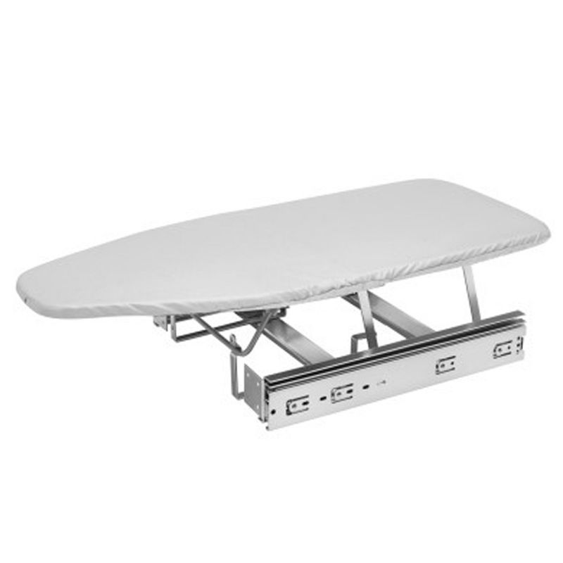 Chrome Pull-Out Foldaway Ironing Board for Cabinet Drawer