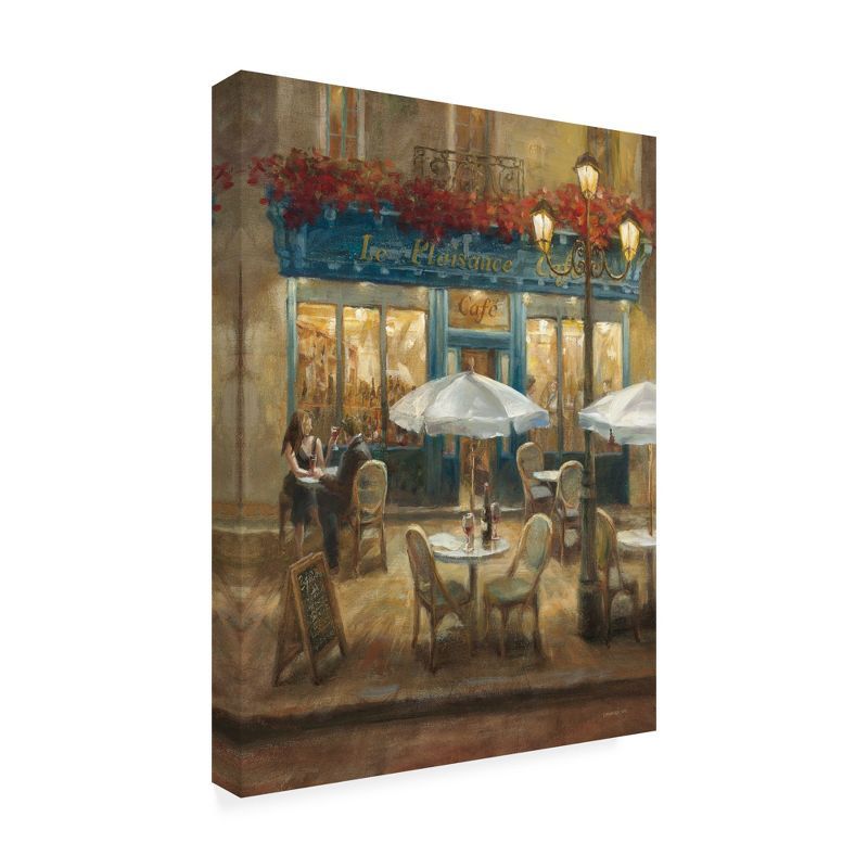 Paris Cafe I 14x19 Giclee Canvas Wall Art