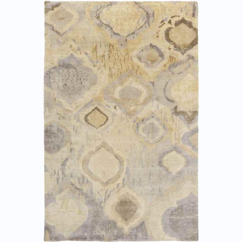 Alvan Hand-Knotted Gray Wool 2' x 3' Area Rug