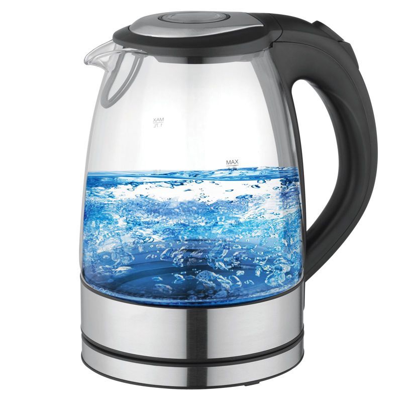 Better Chef 1.7L Cordless Glass and Stainless Steel Electric Kettle