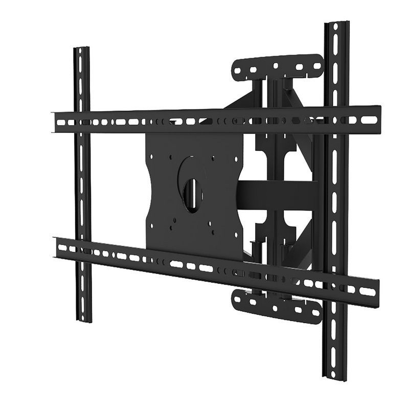 Black Full-Motion Outdoor TV Wall Mount for 40-75 Inch Screens