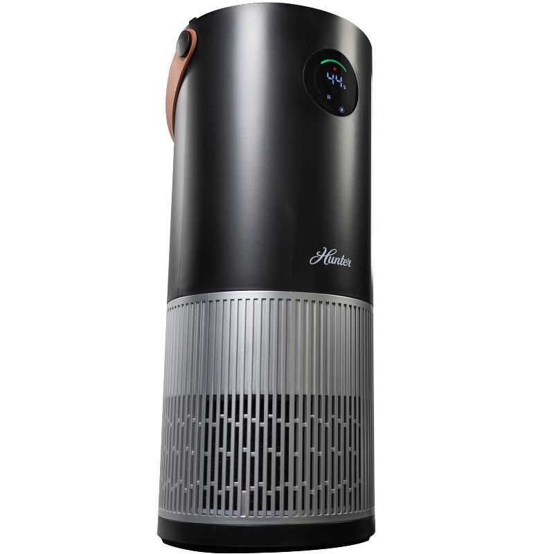 Hunter Black and Silver 2-in-1 Air Purifier Humidifier