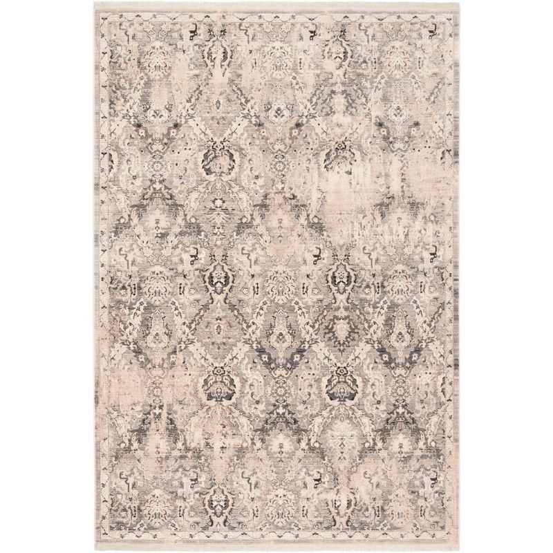 Vintage Gray Persian 8' x 10' Synthetic Area Rug