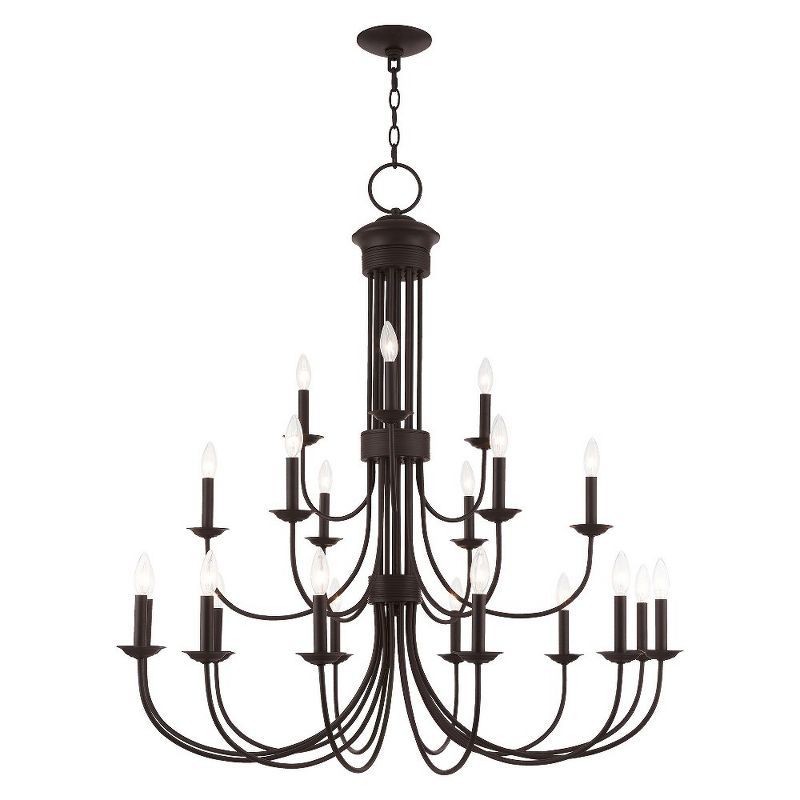 Estate 21-Light Bronze Extra Large Chandelier