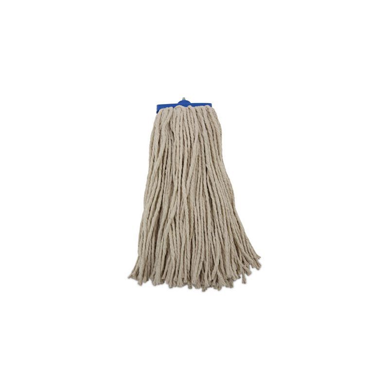 16oz White Cotton Cut-End Lie-Flat Wet Mop Head