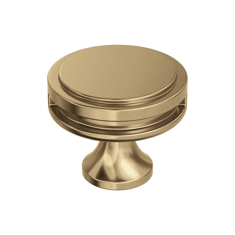 Champagne Bronze 1-3/8" Modern Round Cabinet Knob