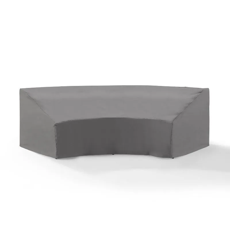 Gray Waterproof Polyester Outdoor Sectional Furniture Cover