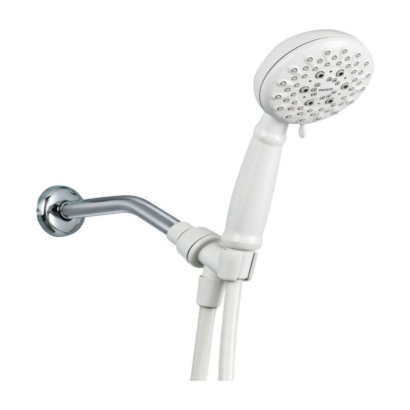 Moen Banbury White 5-Setting Handheld Showerhead with 1.75 gpm