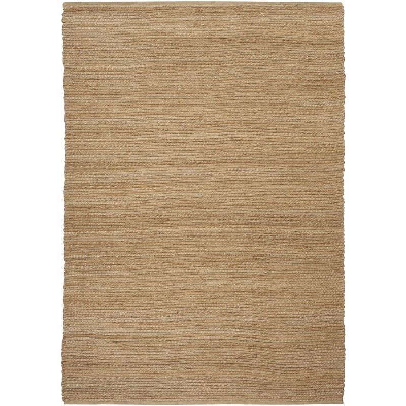 Natural Jute Handwoven Reversible 5' x 7' Area Rug