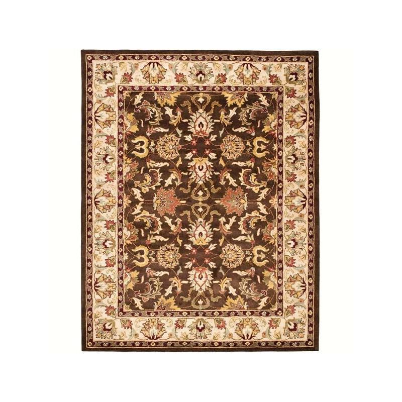 Handmade Blue Wool Tufted Square Area Rug