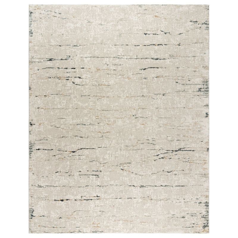 Kosmas Multi-Color Abstract Polyester Shag Area Rug 8' x 10'