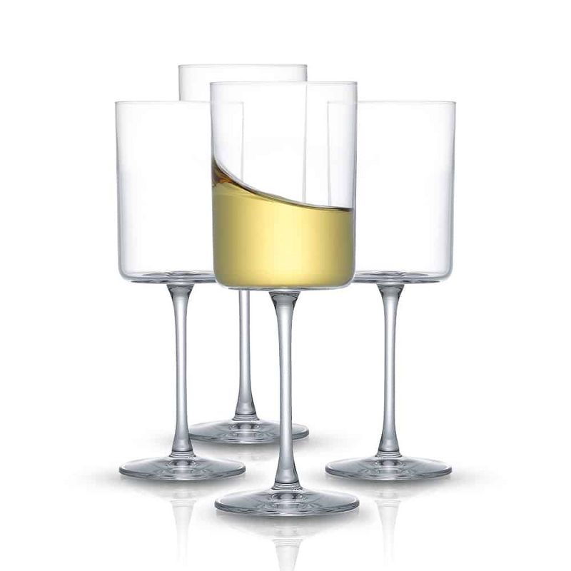 Claire Crystal White Wine Glasses Set of 4