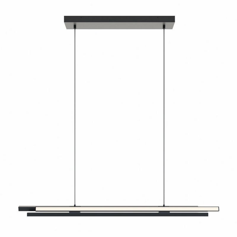 Indra Black LED Linear Pendant Light for Indoor/Outdoor