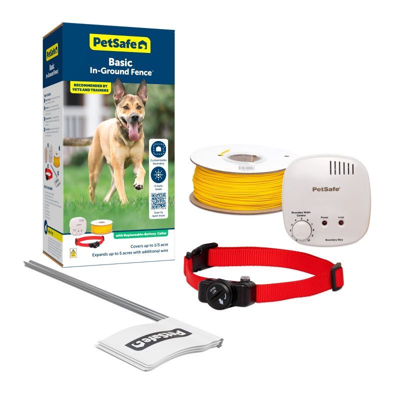 PetSafe Basic Adjustable In-Ground Fence with Waterproof Collar