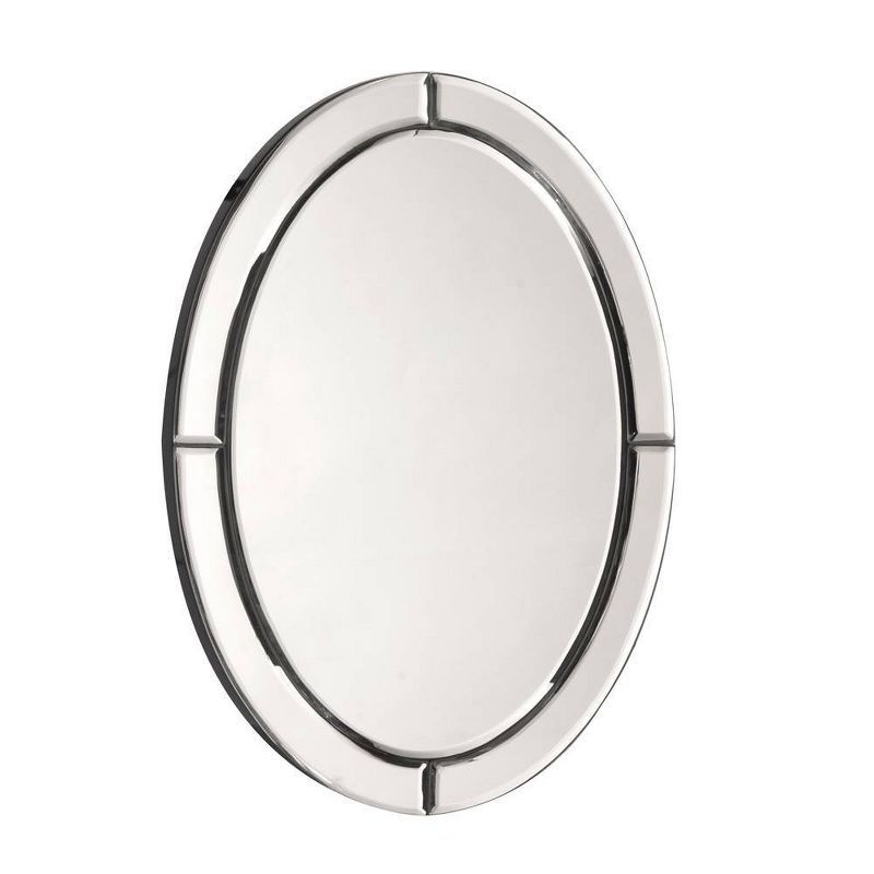 Elegant Oval Frameless Full-Length Mirror, 9"x13"