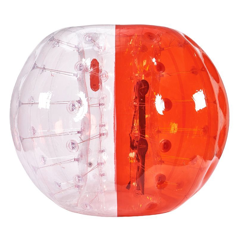 5FT Red and Clear PVC Inflatable Bumper Ball