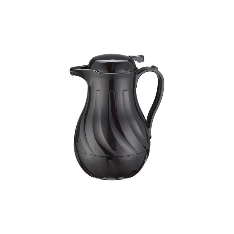 Black Swirl Design 64 Oz Insulated Beverage Server