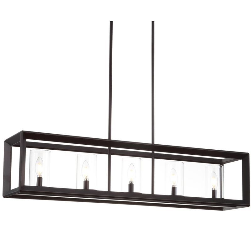 Anna 39" Oil Rubbed Bronze Linear LED Pendant