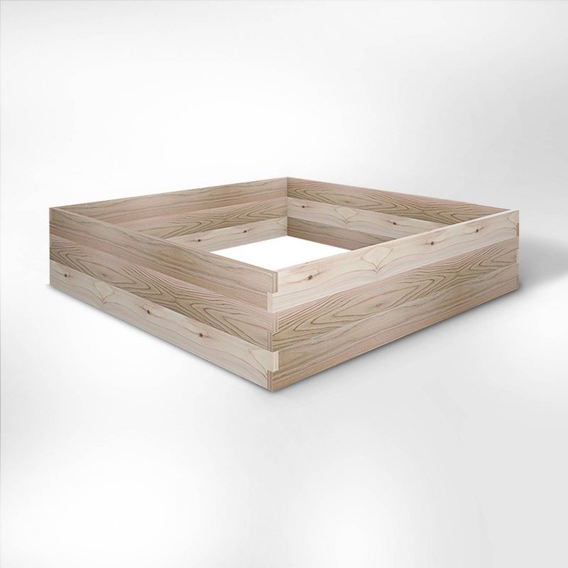 Natural Cedar Raised Garden Bed 45" x 45" x 10.5"