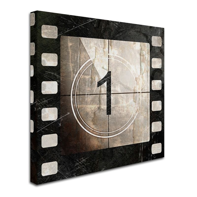 Vintage Countdown Cinema Wrapped Canvas Wall Art