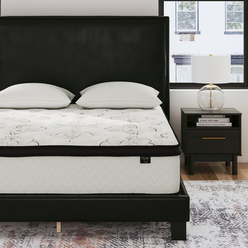 King White Hybrid Innerspring Gel Memory Foam Mattress