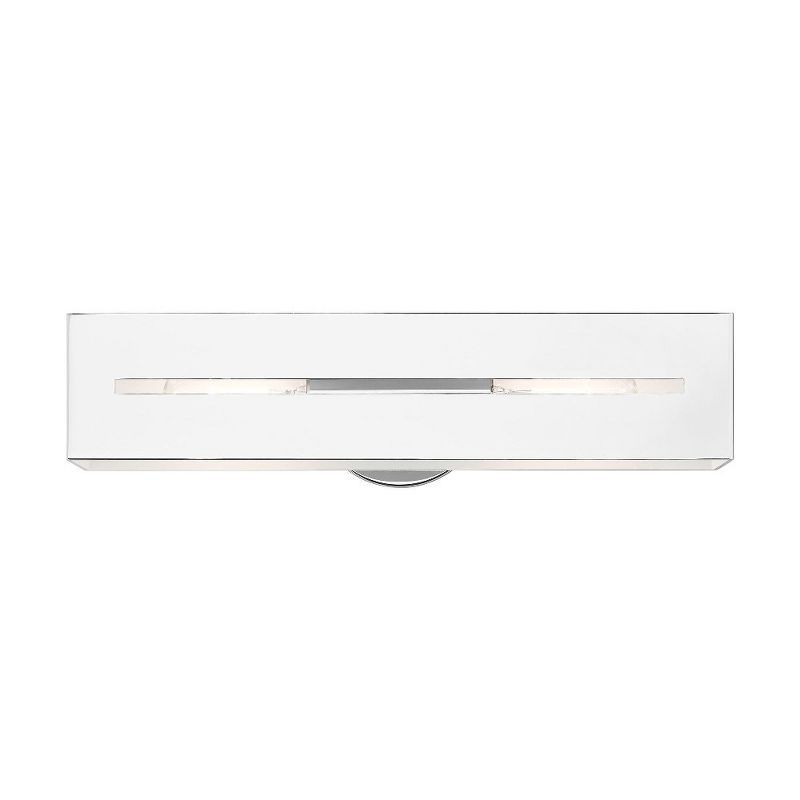 Soma Polished Chrome 2-Light Vanity Sconce for Modern Spaces